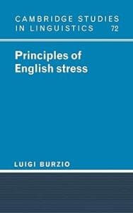 Book cover of "Principles of English Stress"